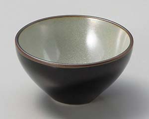 【まとめ買い10個セット品】和食器 ア078-418 ブラックボール グリーン【キャンセル/返品不可】