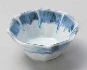 【まとめ買い10個セット品】和食器 キ079-038 呉須流し八角小付【キャンセル/返品不可】