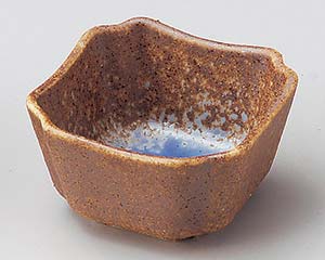 【まとめ買い10個セット品】和食器 オ079-478 伊賀トルコ吹き角小鉢【キャンセル/返品不可】