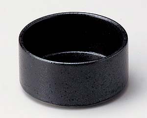 【まとめ買い10個セット品】和食器 カ080-128 黒結晶丸7.5cmスタック鉢【キャンセル/返品不可】