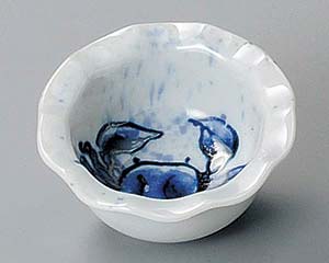 【まとめ買い10個セット品】和食器 オ086-498 吹墨渕波カニ珍味【キャンセル/返品不可】