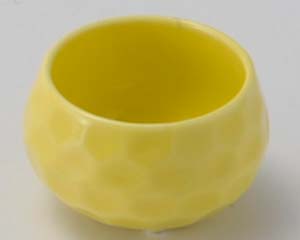 【まとめ買い10個セット品】和食器 ロ090-078 黄玉彫珍味【キャンセル/返品不可】