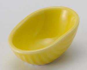 【まとめ買い10個セット品】和食器 オ091-158 黄釉豆鉢【キャンセル/返品不可】