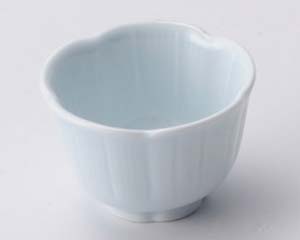 【まとめ買い10個セット品】和食器 チ093-078 青磁梅型珍味【キャンセル/返品不可】