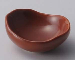 【まとめ買い10個セット品】和食器 チ088-328 赤楕円珍味【キャンセル/返品不可】