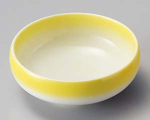 【まとめ買い10個セット品】和食器 ツ097-108 イエロー鉄鉢型小鉢【キャンセル/返品不可】
