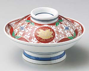 【まとめ買い10個セット品】和食器 ツ103-028 錦華陽紋7.0骨むし【キャンセル/返品不可】