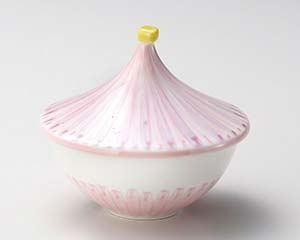 和食器 ホ105-118 ピンク菊かさ型円菓子碗【卸問屋名調 おしゃれ 食器 テーブルウェア 業務用 居酒屋 レストラン 喫茶店 ホテル 家庭用】