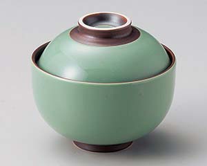 【まとめ買い10個セット品】和食器 ト109-268 ヒスイ錆巻円菓子碗(小)【キャンセル/返品不可】