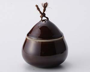 【まとめ買い10個セット品】和食器 ネ112-048 アメ釉くり蒸 小【キャンセル/返品不可】