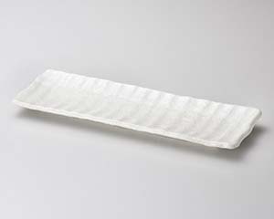 其它 盘子类 - 和食器 ミ141-148 粉引 波型 長皿【卸問屋名調 おしゃれ 食器 テーブルウェア 業務用 居酒屋 レストラン 喫茶店 ホテル 家庭用】