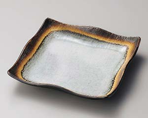 【まとめ買い10個セット品】和食器 ト189-288 アカネ23cm正角皿【キャンセル/返品不可】