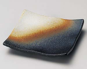 【まとめ買い10個セット品】和食器 ロ216-258 夜明け四角皿小【キャンセル/返品不可】
