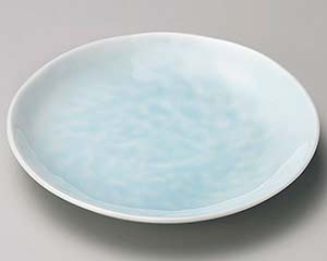 和食器 ホ226-138 青白磁岩清水5.0皿