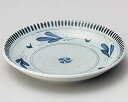 和食器 ヤ229-328 益子風ツタ5.0皿【ECJ】