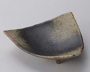 【まとめ買い10個セット品】和食器 ス238-198 備前風三角皿(大)【キャンセル/返品不可】