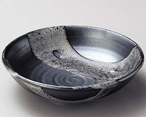 【まとめ買い10個セット品】和食器 ツ256-208 天目白流8.0盛鉢【キャンセル/返品不可】