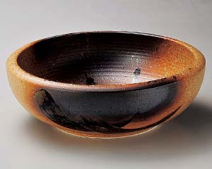 【まとめ買い10個セット品】和食器 ア259-088 備前織部8.0鉢【キャンセル/返品不可】