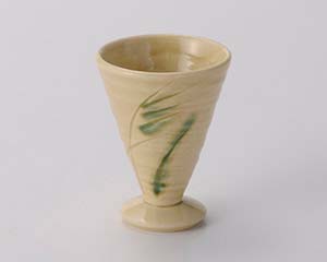 【まとめ買い10個セット品】和食器 イ287-448 黄瀬戸 食前酒【キャンセル/返品不可】