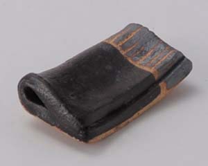 【まとめ買い10個セット品】和食器 ミ288-528 黒古紋長角重ね箸置【キャンセル/返品不可】