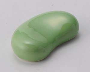 和食器 ロ291-018 そら豆(ひわ)箸置【ECJ】