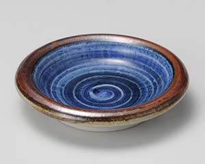 【まとめ買い10個セット品】和食器 テ301-268 錆呉須巻小皿【キャンセル/返品不可】