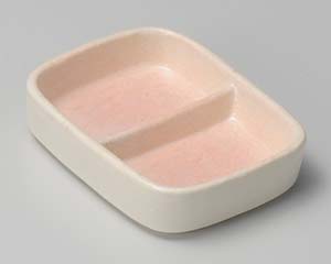 【まとめ買い10個セット品】和食器 ヤ307-348 桜志野二品皿【キャンセル/返品不可】