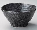 【6/22 20時から!エントリーでポイント5倍!!】和食器 タ319-128 黒油滴5.5変形丼【ECJ】