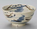 和食器 ユ333-258 藍二彩乱格子5.3丼【ECJ】