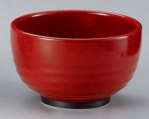 【まとめ買い10個セット品】和食器 ネ335-478 赤柚子5.0多用丼【キャンセル/返品不可】