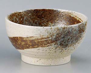 【まとめ買い10個セット品】和食器 ハ336-188 志野サビ刷毛5.5釜上丼【キャンセル/返品不可】