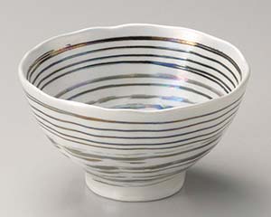 Other - 和食器 オ340-078 ラスター銀彩渦潮5.0変形丼【卸問屋名調 おしゃれ 食器 テーブルウェア 業務用 居酒屋 レストラン 喫茶店 ホテル 家庭用】