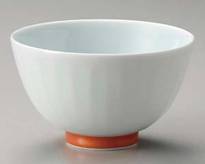 和食器 ロ343-048 青磁高台赤巻 御福碗【卸問屋名調 おしゃれ 食器 テーブルウェア 業務用 居酒屋 レストラン 喫茶店 ホテル 家庭用】
