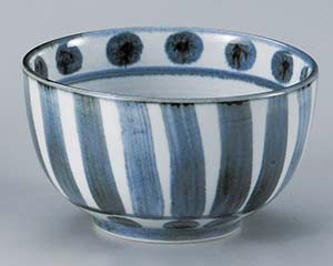 【まとめ買い10個セット品】和食器 ユ345-018 水玉十草たもり碗【キャンセル/返品不可】