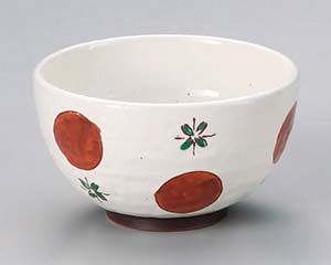 【まとめ買い10個セット品】和食器 ミ351-018 朱丸紋4.0丼【キャンセル/返品不可】