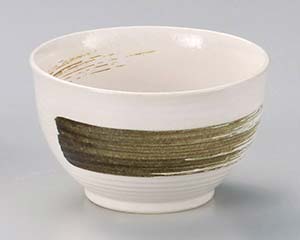 【まとめ買い10個セット品】和食器 ロ350-318 白釉錆刷毛多用碗【キャンセル/返品不可】