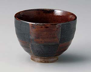 【まとめ買い10個セット品】和食器 ユ352-088 アメ釉市松姫丼【キャンセル/返品不可】