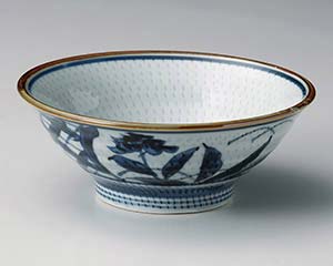 【まとめ買い10個セット品】和食器 オ354-118 間取草花5.8そば丼【キャンセル/返品不可】