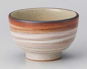 【まとめ買い10個セット品】和食器 ト365-038 赤志野丸碗【キャンセル/返品不可】