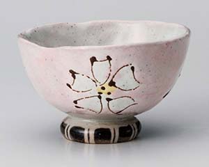 【まとめ買い10個セット品】和食器 ロ363-358 一珍花中平(赤)【キャンセル/返品不可】