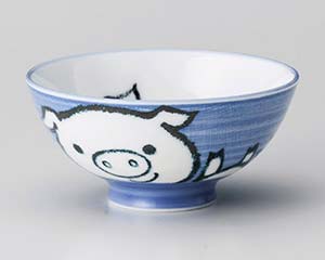 【まとめ買い10個セット品】和食器 イ371-158 ぶた京型中平【キャンセル/返品不可】