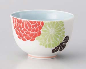 【まとめ買い10個セット品】和食器 ト391-048 菊紋外ビスク煎茶【キャンセル/返品不可】