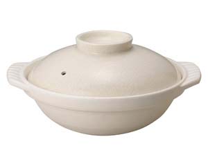 【まとめ買い10個セット品】和食器 ス399-548 銀峯貫入 7号鍋【キャンセル/返品不可】