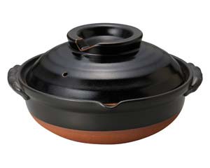 和食器 ス402-208 柚子天目 10号鍋【卸問屋名調 おしゃれ 食器 テーブルウェア 業務用 居酒屋 レストラン 喫茶店 ホテル 家庭用】