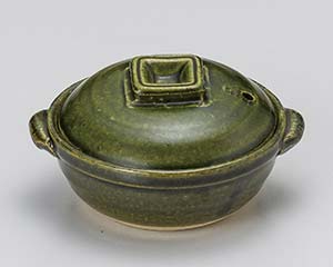 【まとめ買い10個セット品】和食器 ス408-058 織部4号浅鍋【キャンセル/返品不可】