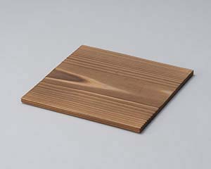 【まとめ買い10個セット品】和食器 ス413-468 焼杉角板21cm【キャンセル/返品不可】