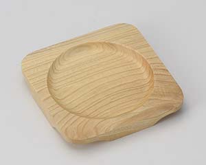 【まとめ買い10個セット品】和食器 ワ417-278 白木正角木台Bφ115【キャンセル/返品不可】