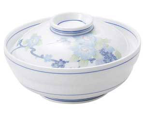 【まとめ買い10個セット品】和食器 ミ474-078 やすらぎ 京形蓋向【キャンセル/返品不可】