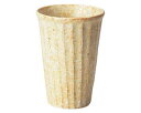【まとめ買い10個セット品】和食器 オ423-268 窯変志野 しのぎカップ【キャンセル/返品不可】