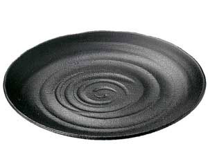 【まとめ買い10個セット品】和食器 ミ451-278 天目結晶 7.5丸皿【キャンセル/返品不可】